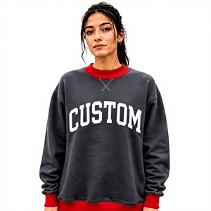 Sweat-shirt léger pour femme en polaire respirante, col montant oversize, épaules tombantes, idéal pour l'extérieur - Product Image 1