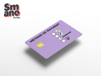 Cubierta de PVC Duradera Smano de 0.22mm para Tarjetas de Crédito, Personalizable al por Mayor