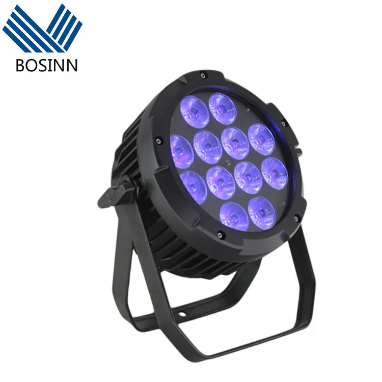 RGBWA UV 6 in 1 Bühnenlampe DMX-Steuerung LED schlanke flache PAR-Lichtscheibe IP65 Spot-Projektionslampe mit wiederaufladbarer Batterie