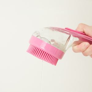 فرشاة استحمام سيليكون صديقة للبيئة للحيوانات الأليفة بالجملة، مدلك لفروة الرأس للقطط والكلاب، فرشاة شامبو بمقبض طويل للاستخدام المنزلي - Product Image 6