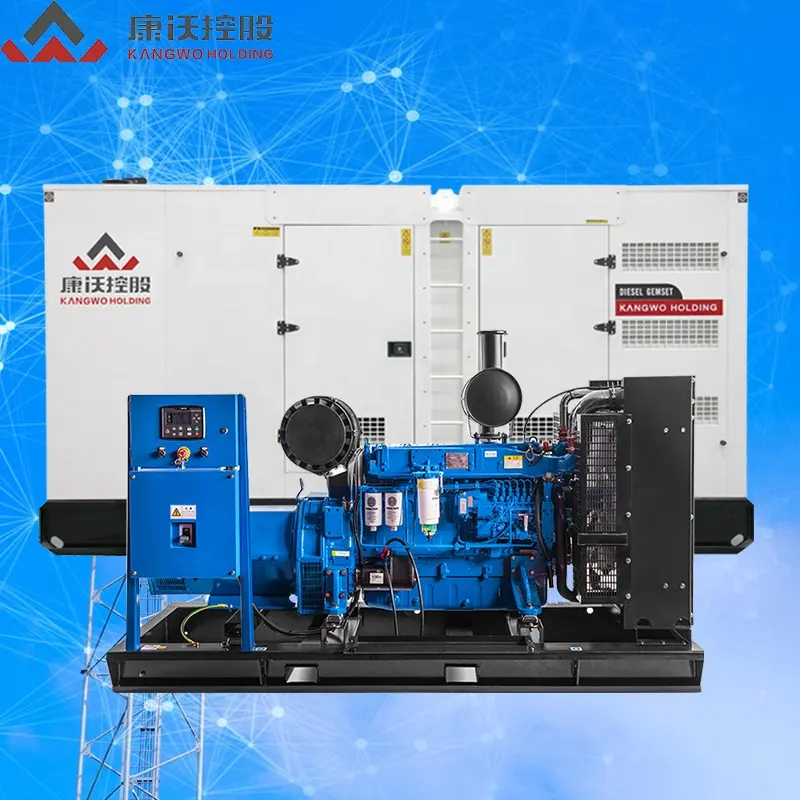 Greater Stability Oil Heating System Provided Constant Electric Supply Enclosed Super Silent Diesel Generator