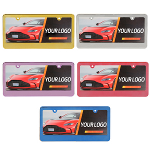 Chất Lượng Cao Giấy Phép Thiết Kế Tấm Khung Chủ Bìa Bán Buôn Chúng Tôi Xe Số Giấy Phép Tấm Khung Tùy Chỉnh Giấy Phép Tấm Khung - Product Image 5