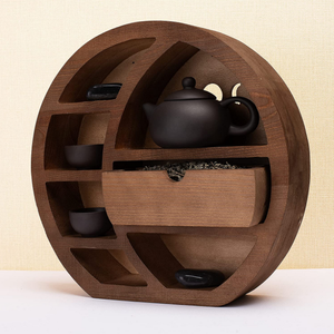 Wholesale Custom Rustic Living Room Display Decor Pine <strong>Moon</strong> Wood Wall <strong>Shelf</strong> For Children - Product Image 4