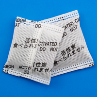 Charbon actif de noix de coco emballé en papier, prix de 30g