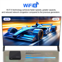 OEM ODM 100M Ethernet Android ATV Box H96max H313 Wifi 6 Tv Box 2G RAM 16G ROM Android Tv Box avec télécommande vocale