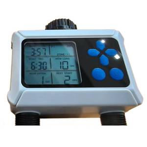 Pantalla grande IPX6 Impermeable Control de flujo automático Temporizador de agua para jardín Sistema de riego de plástico Válvula de agua para uso en exteriores - Product Image 4