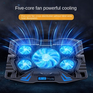 Soporte de Ventilador de Alta Potencia para Portátil K5 ABS, Sistema de Disipación de Calor para Juegos, Base de Refrigeración B-3462 - Product Image 2