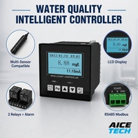 Contrôleur intelligent de la qualité de l'eau AICE TECH RS485 4-20mA, analyseur multiparamètres DO, turbidité, DCO, ammoniac, chlore résiduel