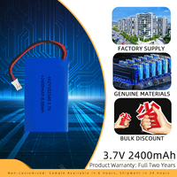 Batterie de remplacement universelle HIZY 102540 3.7V 2400mAh haute efficacité pour appareils intelligents et IoT, 500 cycles, garantie 12 mois