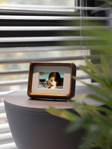 미니 소형 테이블 사진 액자 둥근 모서리 맞춤 제작 원목 4인치 어린이 DIY 아기 3인치 사진 인쇄 - Product Image 4