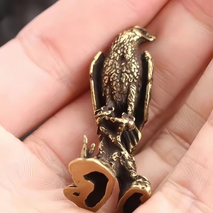 Eagle Copper Sculpture Mini Brass Handmade <strong>Retro</strong> Decorative Item for Home Office <strong>Decor</strong> Gift High Quality Art Craft - Product Image 6