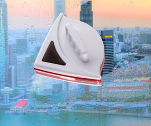 Pulitore per Finestre e Vetri Magnetico a Doppio Lato, Ecologico, in Plastica, Usa e Getta, di Alta Qualità, Ispessito, a Doppio Strato, per Edifici Alti - Product Image 3