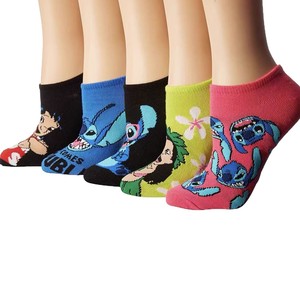 Stitch Anime Ankle <b>Socks</b> Women Breathable Sweat Absorbing <b>Polyester</b> Youth Casual <b>Socks</b> - Product Image 4