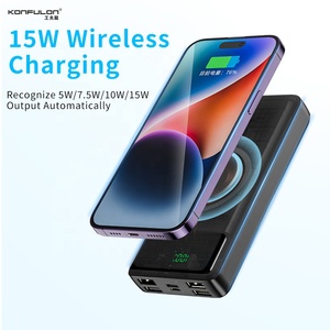 Nuevo Modelo 2026, Banco de Energía Magnético Inalámbrico de 20W con Pantalla LED, Batería de Litio-Polímero de 20000mAh, Cable Integrado para Uso en Emergencias al Aire Libre - Product Image 6