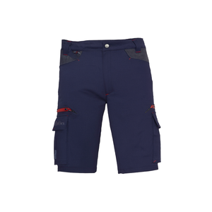 Pantalones Cortos de Trabajo Estilo Bermuda para Hombre, Color Azul Oscuro, Diseño con Bolsillos Tipo Cargo - Product Image 2