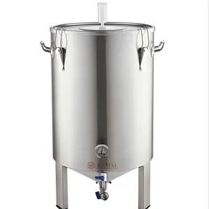 60L Home Brewing Equipment Stainless Steel Conical Fermenter Craft Beer