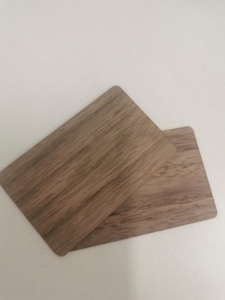 Tre gỗ thẻ kinh doanh RFID iso14443a thông minh mini Tag 1K Chip 13.56Mhz cho thành viên khách sạn thẻ chìa khóa Mini 213/216 NFC Tag - Product Image 3