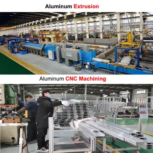 Profilé en aluminium extrudé industriel 40x40 6063 t5, fente en t robuste pour cadre en aluminium industriel