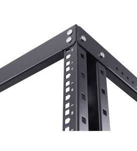 Serveur réseau ouvert LE 19 pouces avec 4 poteaux et 4 roulettes en acier SPCC – Conception ouverte – En stock - Product Image 4