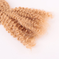 Capelli ricci africani alla rinfusa Afro crespo capelli ricci per riparazione Locs Extension Cheveux humains afro crepus treccia capelli