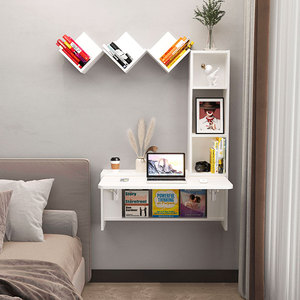 Tùy chỉnh hẹp rắn gỗ treo tường thả lá nghiên cứu bảng cho sinh viên với tủ, kệ & ngăn ẩn - Product Image 5