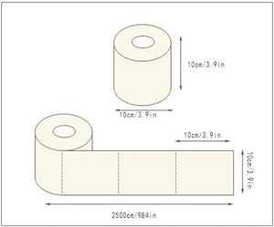 Mới lạ nhà vệ sinh giấy cuộn phòng tắm mô CuộN vui giấy vệ sinh prank Quà Tặng gag câu đố trò chơi Trắng Voi quà tặng độc đáo cười - Product Image 3