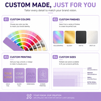 Boîte d'expédition en carton ondulé violet de luxe avec logo personnalisé holographique à l'intérieur, emballage écologique