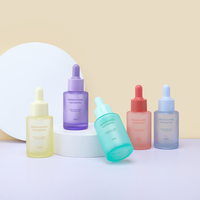 Mattierte Bunte Kosmetik- und Hautpflegeverpackungen: Glasflaschen für Ätherische Öle & Augentropfen mit Pipette, 30ml Serumflasche