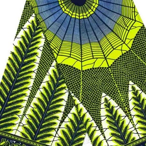 Mikemaycall <span class=keywords><strong>Tissu</strong></span> Imprimé Ankara de Haute Qualité Grand 6 Yards Ghana Golden Satin Royal <span class=keywords><strong>Wax</strong></span> Lace Fabrics - Product Image 3