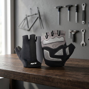Gants de protection pour hommes et femmes, respirants, en cuir, pour vélo de montagne, demi-doigts, antidérapants, imperméables, protection UV, cyclisme en plein air - Product Image 2