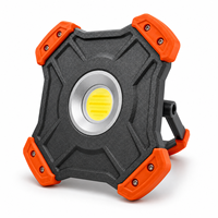 Lampe de travail portable rechargeable magnétique LED 2500LM COB avec batterie externe USB-C, IP54 et lumière rouge SOS 25W