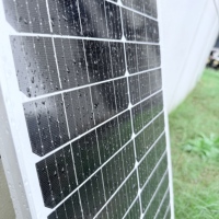 Panel Pengisian Daya Surya Mono Multi Port 90W 18V dengan Kabel Ekstensi 3M dan Klip Buaya untuk Daya Camping Luar Ruangan