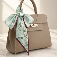 Écharpe longue et étroite personnalisée pour femme, ruban pour cheveux, foulard en soie et polyester, couleur unie noir, blanc, rose, bandeau, foulard de poignet