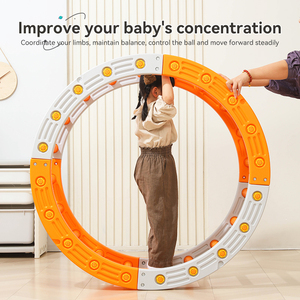 Di động trong nhà cảm giác tích hợp đào tạo Đồ chơi nhựa đồ chơi học tập leo mái vòm và trượt cho trẻ em độ tuổi từ 2 đến 6 năm - Product Image 5