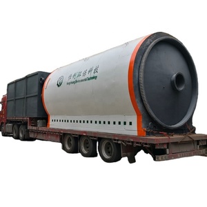 waste plastic bottles Sludge oil 15-18Tons large pyrolysis machine