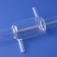 Tube en verre de quartz transparent personnalisé, pureté 99,99 %, résistant aux hautes températures, services de découpe et de soudage, utilisation en laboratoire