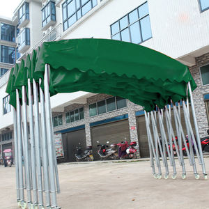 대형 전동 개폐식 창고 지붕 야외 활동용 접이식 물류 복도 차양막 - Product Image 5