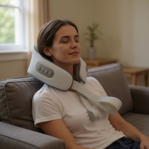 <b>Heating</b> <b>Neck</b> & Shoulder <b>Massager</b> <b>with</b> Wireless Remote Control, Adjustable Speed, 110V, Model MA.16 by EGTMA for Waist, Legs, and - Product Image 2