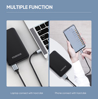 Câble de connexion USB Type C vers Micro B 3.0, 5Gbps, charge rapide 3A pour MacBook, ordinateur portable, disque dur, Smartphone