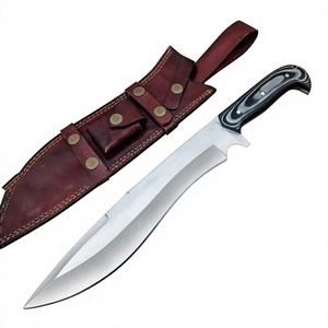 Cuchillo de Caza LEGACY BLADES Hecho a Mano de Acero al Carbono con Mango de Madera, Logotipo Personalizado OEM, Calidad Premium para Camping, Punta Clip de 7.5-10.5 pulgadas - Product Image 1