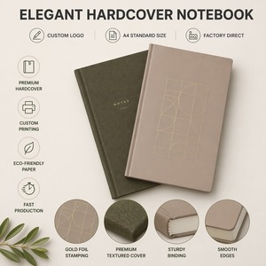 Printed Hardcover <strong>Book</strong> A4 Paper <strong>Journal</strong> Notebook With Logo Custom Printed Cheap Elegant Notebook Printing Service - Product Image 1