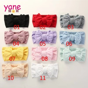 Fascia per bambini morbida di vendita calda con decorazioni a fiocco <span class=keywords><strong>fasce</strong></span> per <span class=keywords><strong>capelli</strong></span> carine per bambini - Product Image 4