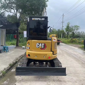 Mini-excavatrice sur chenilles 3,5 tonnes, forte force de creusement, conception compacte, Caterpillar 303.5E d'origine, matériel de construction à vendre - Product Image 6