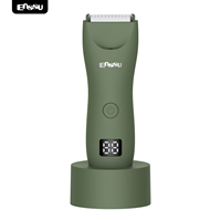 Tondeuse corporelle 2-en-1 pour hommes et femmes, étanche, pour maillot de bain et zone intime, lame en céramique, kit de toilettage rechargeable par USB