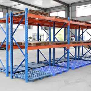 نظام رفوف معدنية عالية الجودة للمستودعات، رفوف حديدية متينة للاستخدام الخارجي، رفوف صناعية للبضائع - Product Image 4