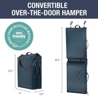 Sacs à linge pliables en tissu Oxford à fixation murale, gain de place, 45x30x30cm, pour une pièce plus ordonnée