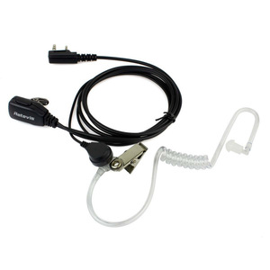 Retevis Air Duct Headset Transparent K Type Lens With Clip For Walkie Talkie Communication - Product Image 1