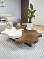 Table basse nuage de style italien, luxe léger, design antique, pour petit appartement, salon haut de gamme