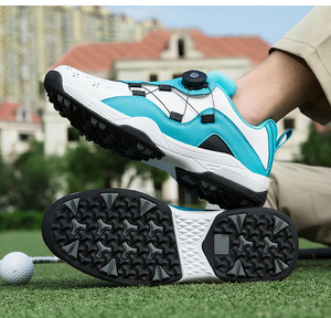 <span class=keywords><strong>Chaussures</strong></span> de <span class=keywords><strong>golf</strong></span> pour hommes, nouvelle collection été, à boucle rotative, semelle intermédiaire en caoutchouc, baskets décontractées pour l'entraînement en salle et sur gazon – Offre Spéciale - Product Image 1