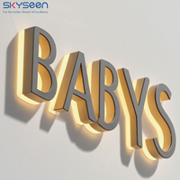 SKYSEEN Enseigne lumineuse personnalisée en forme de « Love You » doré, avec rétroéclairage LED chaleureux, idéale pour la décoration romantique de la maison ou comme cadeau